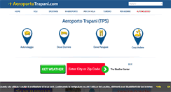 Desktop Screenshot of aeroportotrapani.com