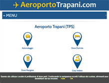 Tablet Screenshot of aeroportotrapani.com